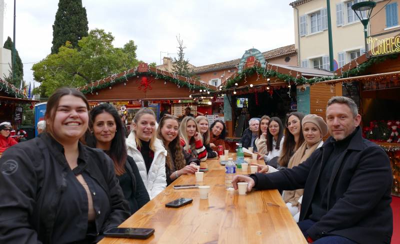 Une sortie conviviale au Marché de Noël de La Garde pour rencontrer notre nouvelle coordinatrice de secteur